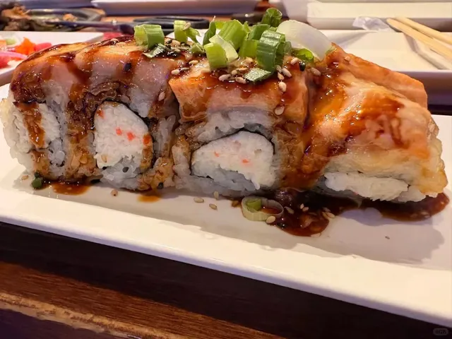 The Sushi at Gen Korean BBQ in Las Vegas is SO GOOD! 🍣🔥