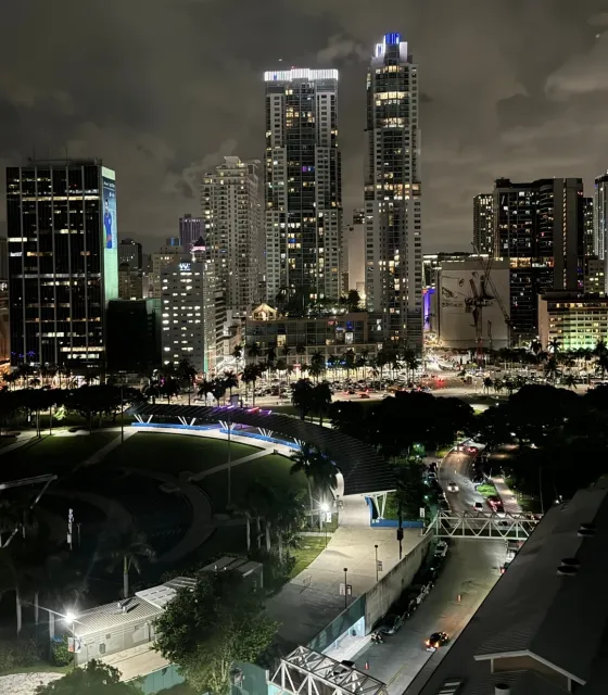 Nice Night Views in Miami! 🌃🎡