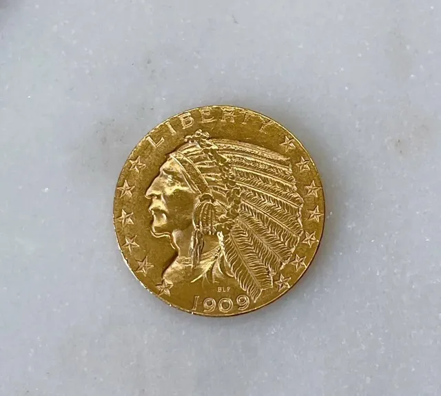 A Miraculously Surviving U.S. Indian Head Half-Eagle Gold Coin🏺✨
