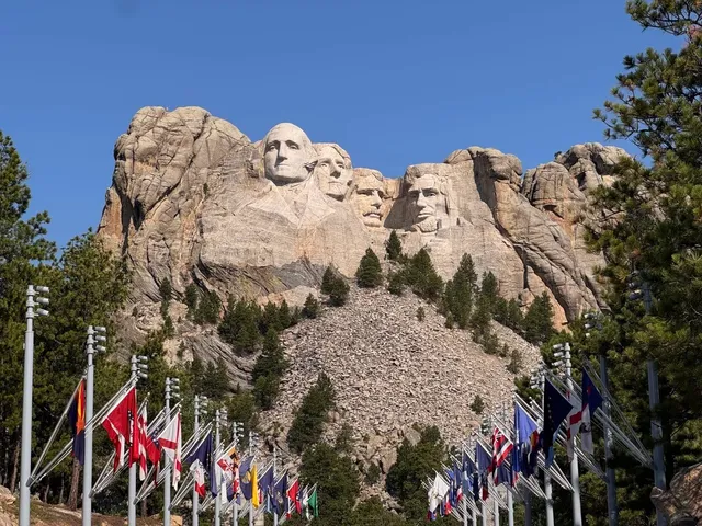 Finally visiting the iconic American landmark from the textbooks 🗽✨