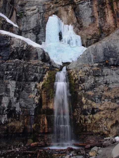 Salt Lake City｜Spring Hike to the Frozen Steward Falls ❄️🥾  