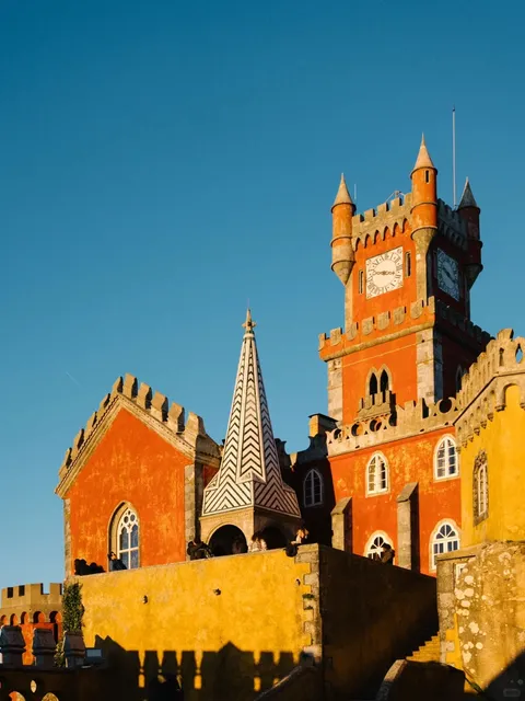 Encountering a Tomato and Egg Sunset at Sintra’s Pena Palace 