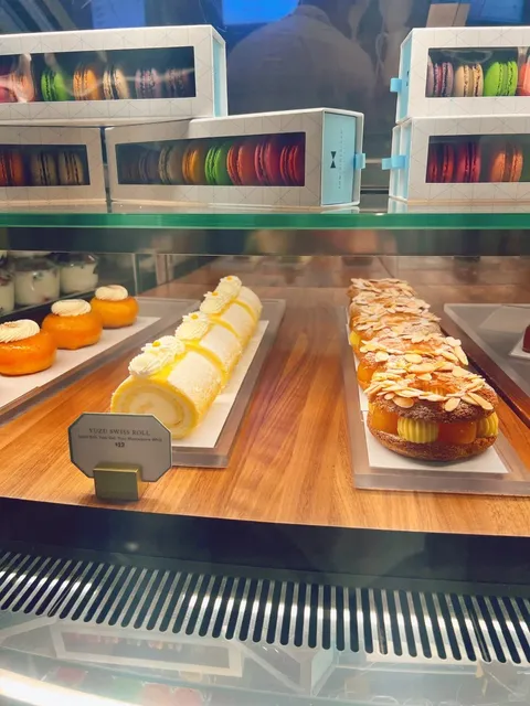 Enjoying Smashed Croissants at Chez Bon Bon in Las Vegas 