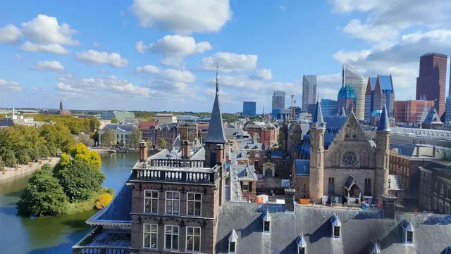 Head to the City Centre of The Hague for a Skyline View 🌆🌈