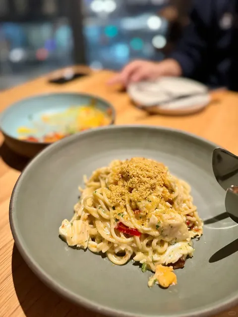 Delicious King Crab Spaghetti at Nordstrom in Midtown Manhattan🤩