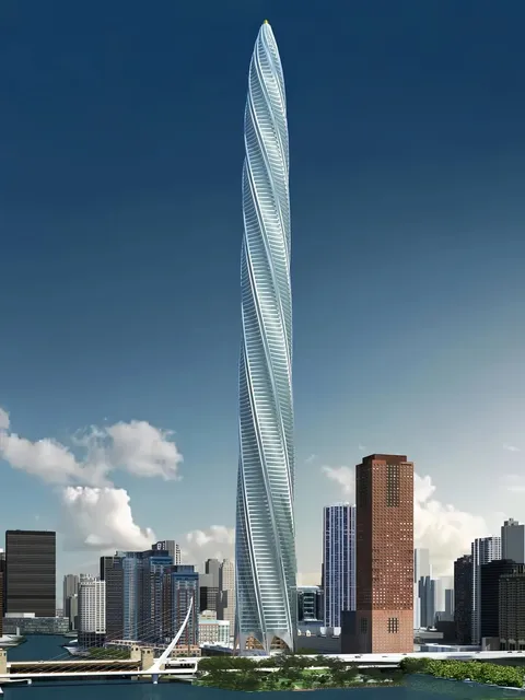 🏙️ Chicago Spire – The Unfinished Giant Drill of Chicago 🇺🇸