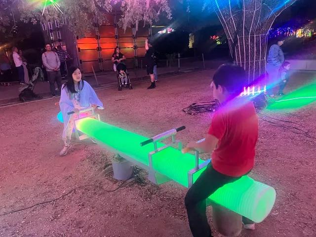 Houston Botanic Garden Light Show