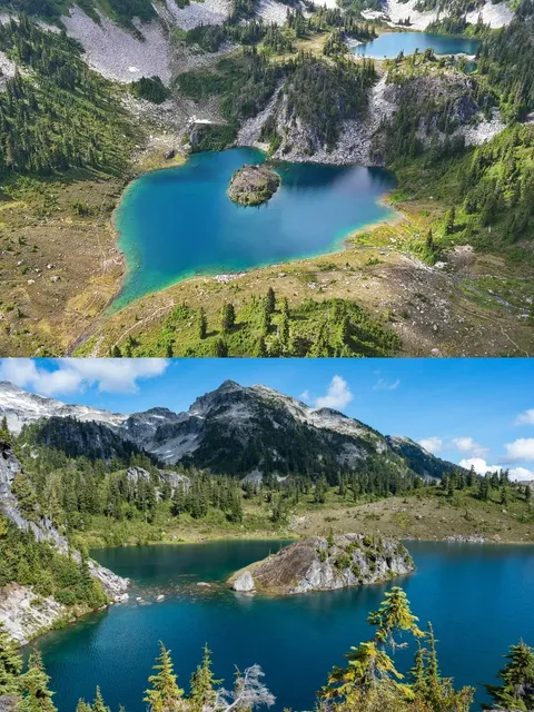 🇨🇦 ​​Seagram Lake: BC’s Hidden Emerald Jewel!​​ 💚🏔️