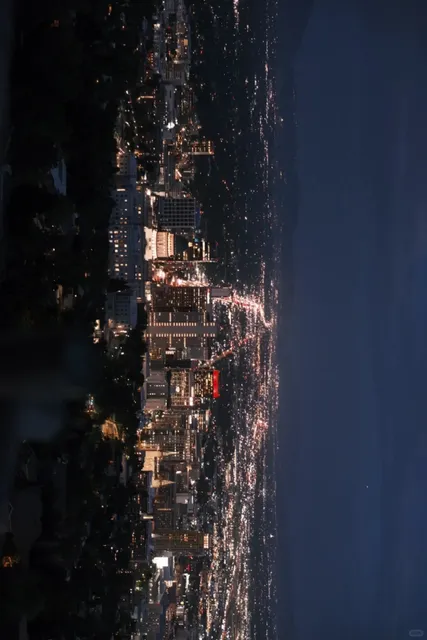 Landscape View—Summer Night in Salt Lake City